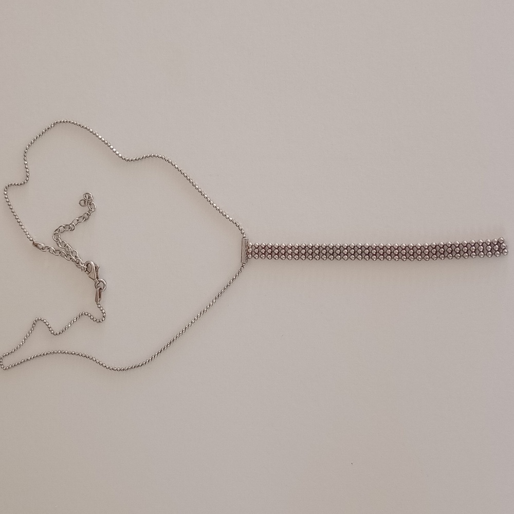 Vtg Art Deco Sterling Silver Necklace